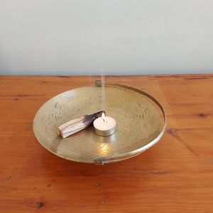 Brass dish / catchall / incense burner